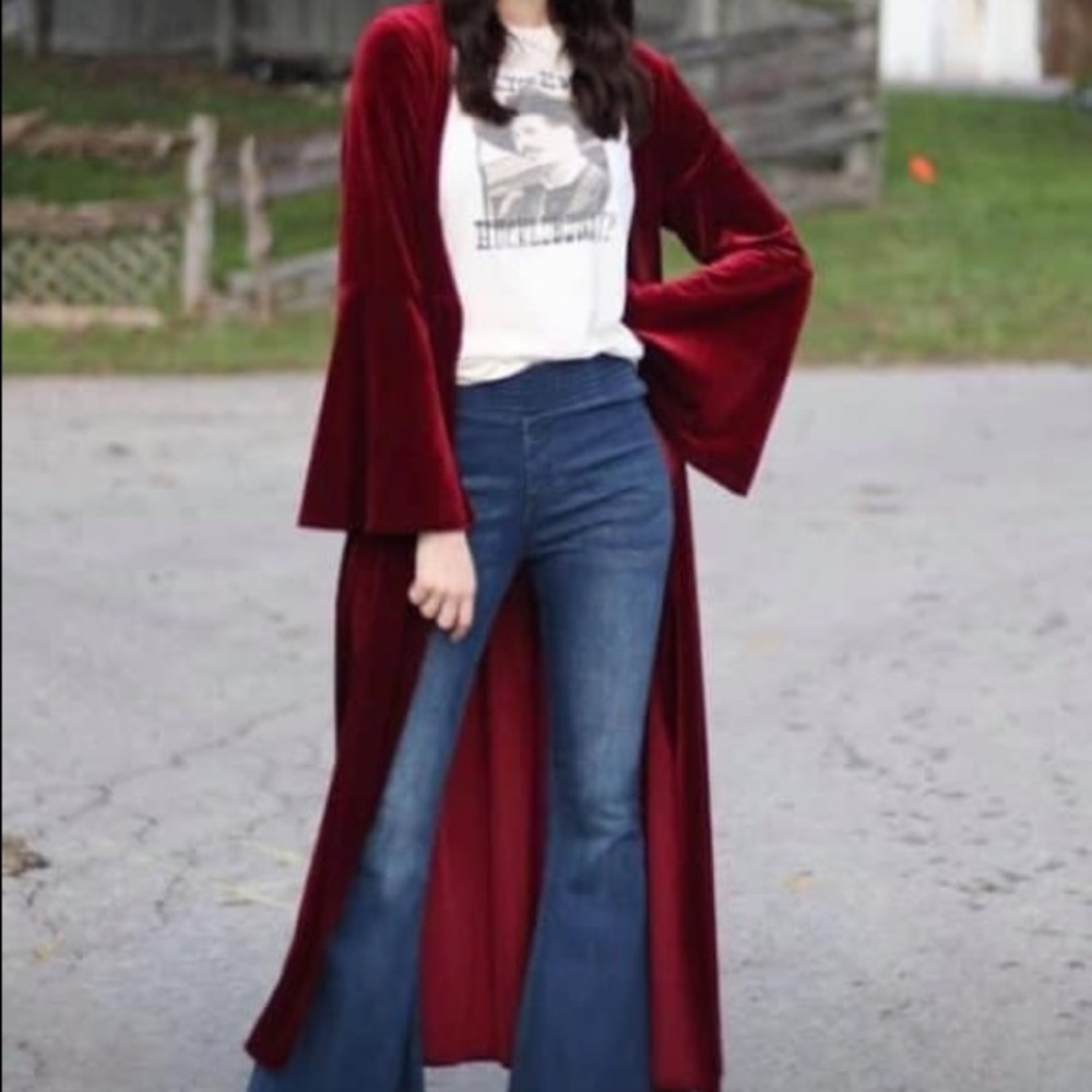 Red Velvet Duster